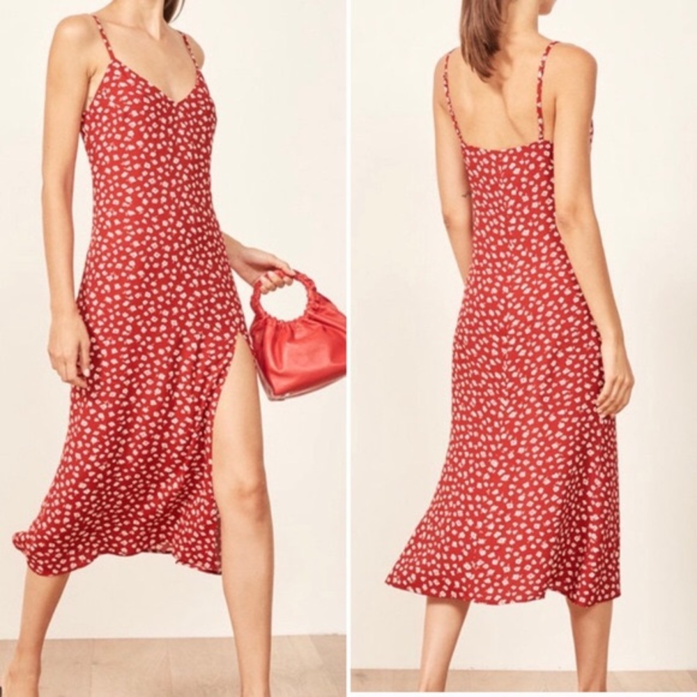 ISO Reformation Crimini dress in Western print